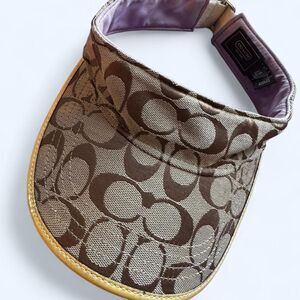 Coach Women's Brown and Tan Hat